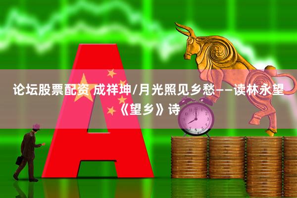 论坛股票配资 成祥坤/月光照见乡愁——读林永望《望乡》诗